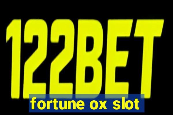 fortune ox slot