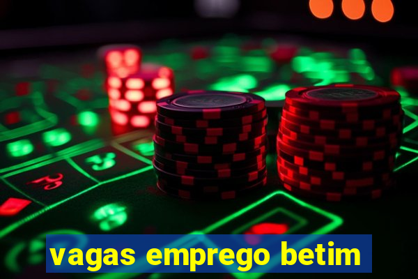 vagas emprego betim