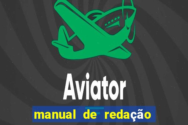 manual de redação folha de são paulo pdf