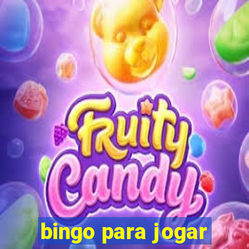 bingo para jogar