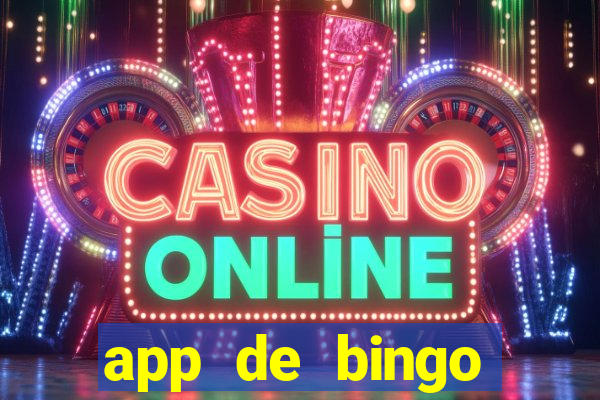 app de bingo valendo dinheiro