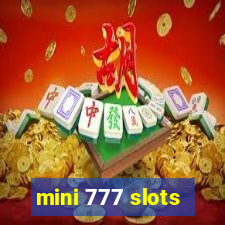 mini 777 slots