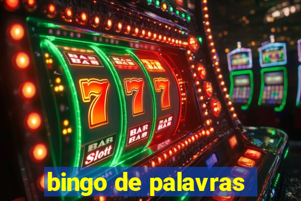 bingo de palavras