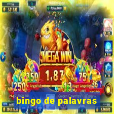 bingo de palavras