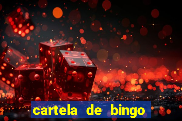 cartela de bingo para cha revela??o