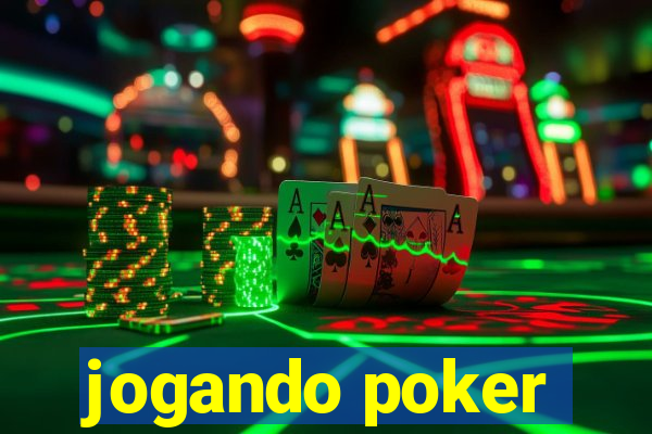 jogando poker