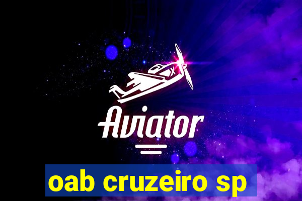 oab cruzeiro sp