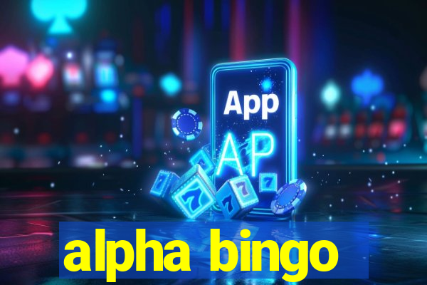 alpha bingo