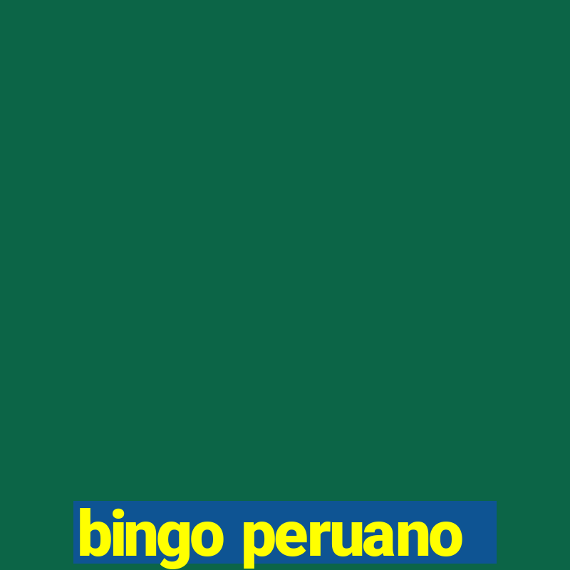 bingo peruano