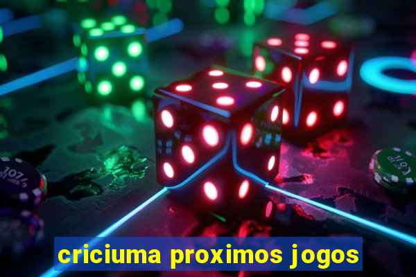 criciuma proximos jogos