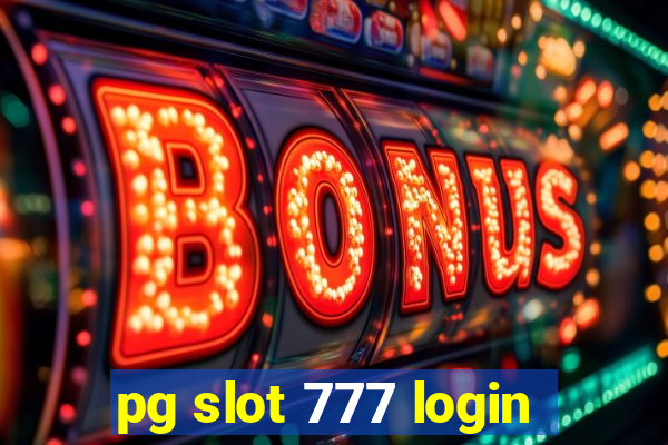 pg slot 777 login