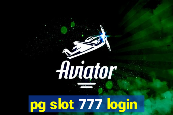 pg slot 777 login