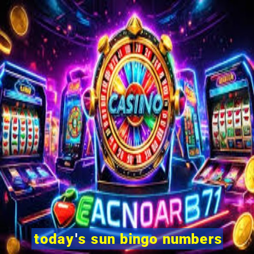 today's sun bingo numbers