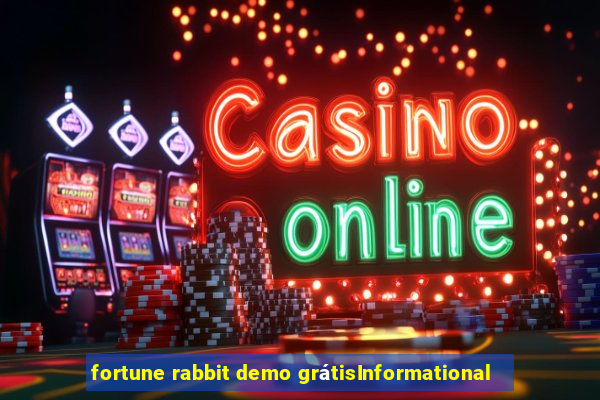 fortune rabbit demo grátisInformational