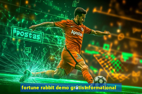 fortune rabbit demo grátisInformational