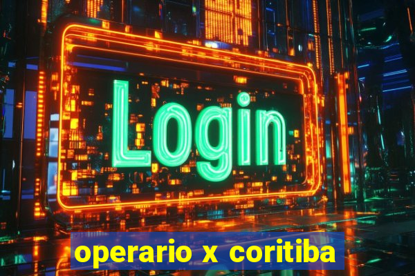 operario x coritiba