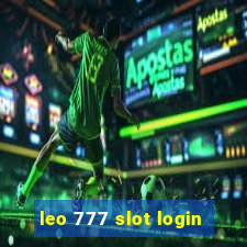 leo 777 slot login