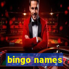 bingo names