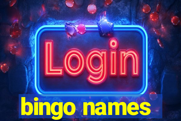 bingo names