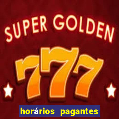 horários pagantes do fortune tiger