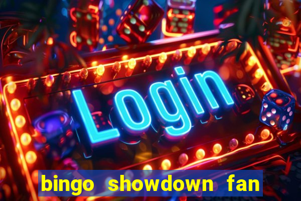 bingo showdown fan page freebies