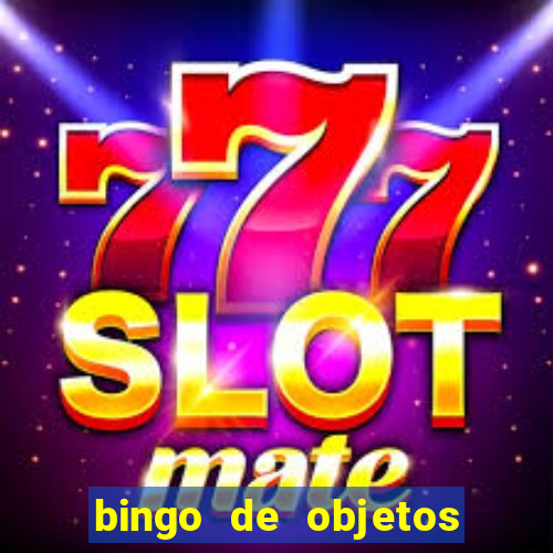 bingo de objetos para imprimir