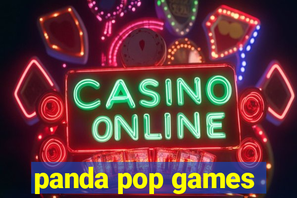 panda pop games