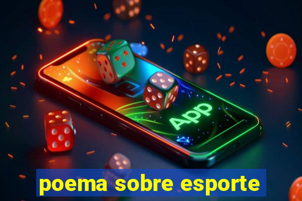 poema sobre esporte