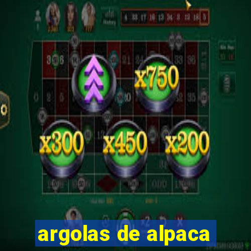 argolas de alpaca