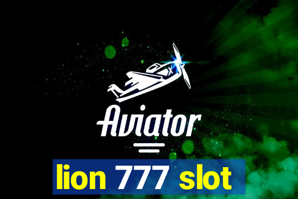 lion 777 slot