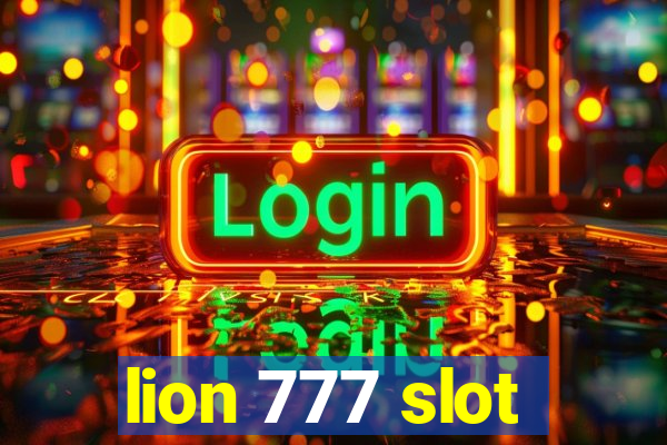 lion 777 slot