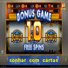 sonhar com cartas de baralho no chao