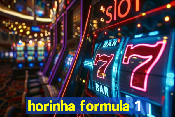 horinha formula 1