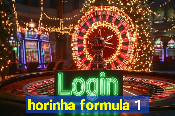 horinha formula 1