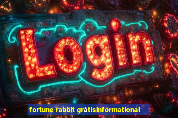 fortune rabbit grátisInformational