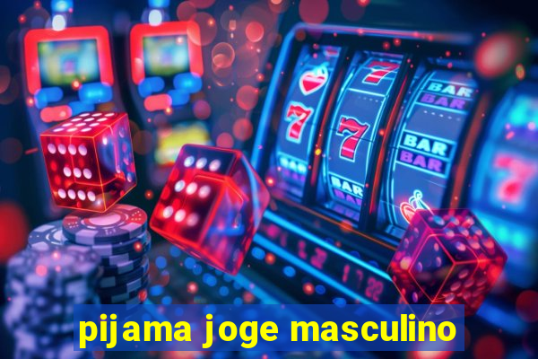 pijama joge masculino