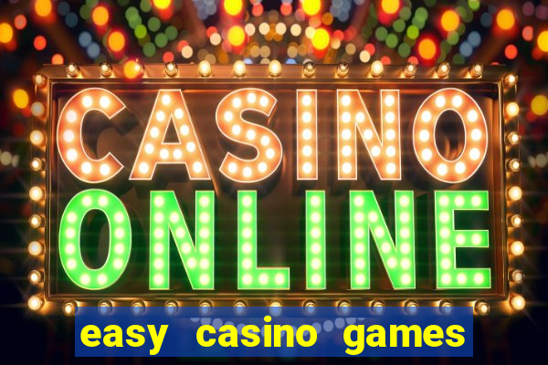 easy casino games to win money