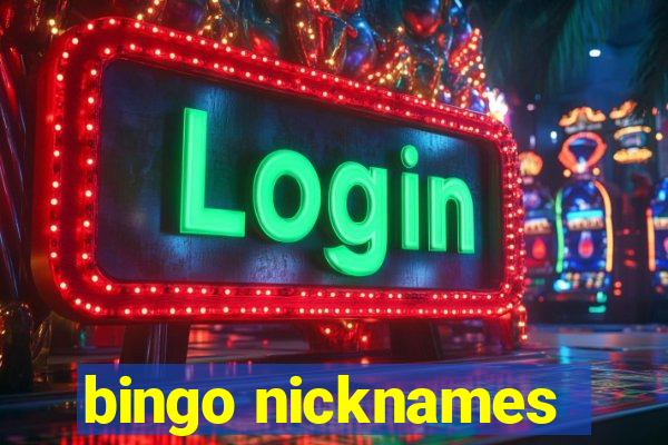 bingo nicknames