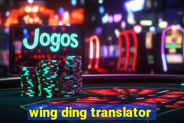 wing ding translator