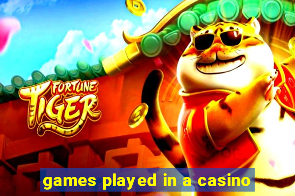 games played in a casino