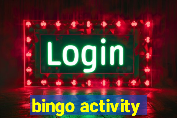 bingo activity