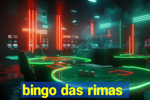 bingo das rimas