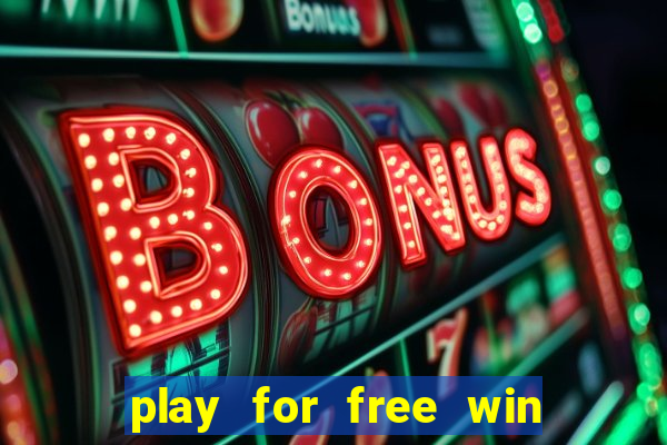 play for free win for real bingo