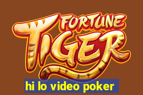 hi lo video poker