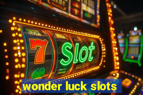 wonder luck slots