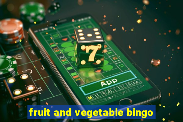 fruit and vegetable bingo