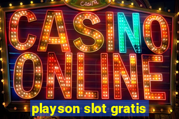 playson slot gratis