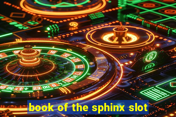 book of the sphinx slot