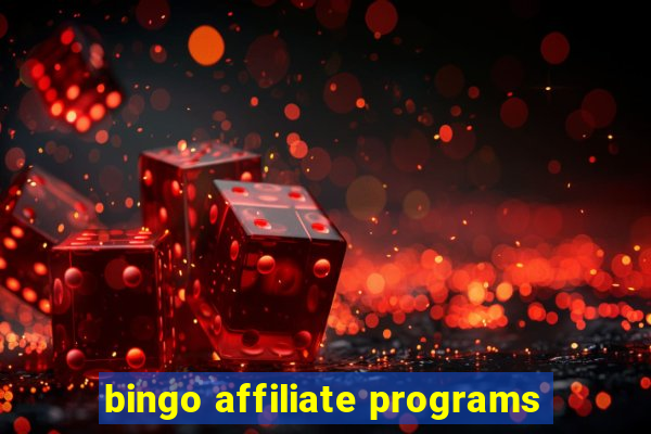 bingo affiliate programs