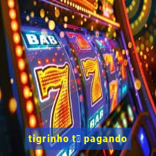 tigrinho t谩 pagando